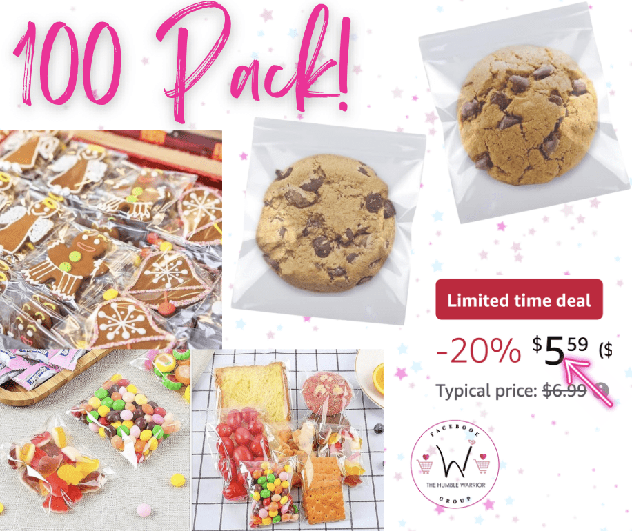 100 Pack of Cookie Bags!